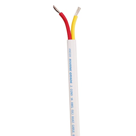 Ancor Primary Wire, Marine, 16 AWG, 2C C, White, Vinyl, Stranded, 600V, 1 ft. 1247-FT